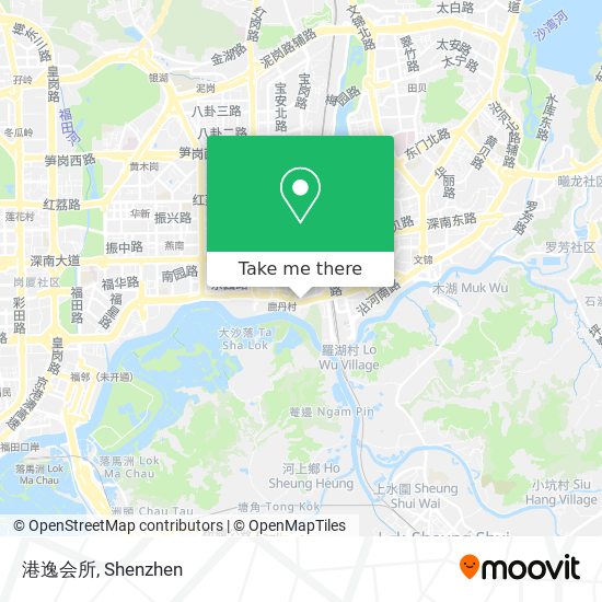 港逸会所 map