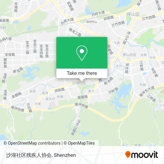 沙湖社区残疾人协会 map