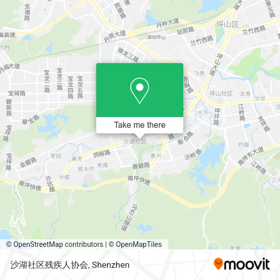 沙湖社区残疾人协会 map