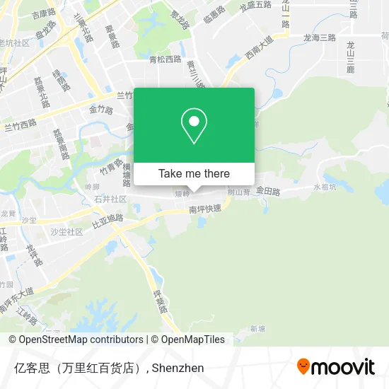 亿客思（万里红百货店） map