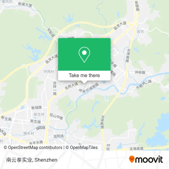 南云泰实业 map