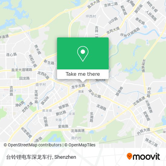 台铃锂电车深龙车行 map