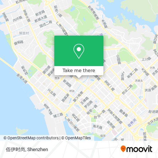 佰伊时尚 map