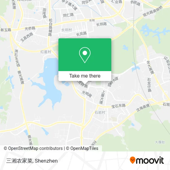 三湘农家菜 map