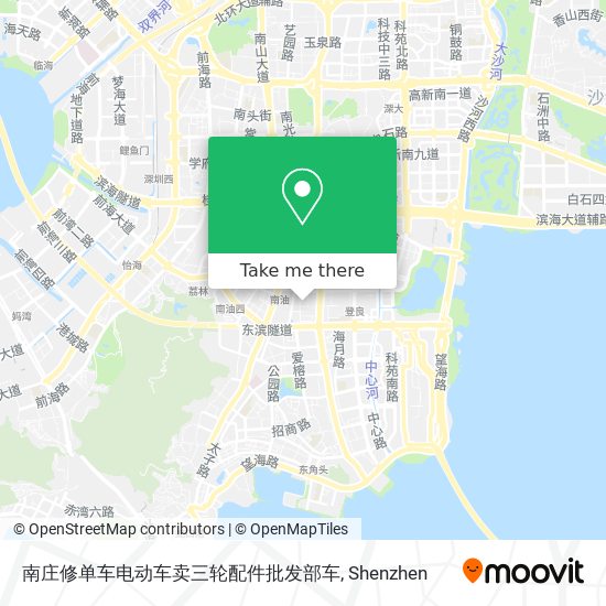 南庄修单车电动车卖三轮配件批发部车 map