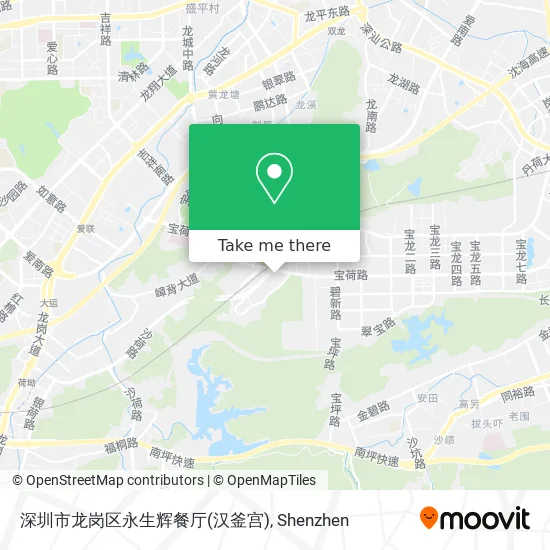 深圳市龙岗区永生辉餐厅(汉釜宫) map