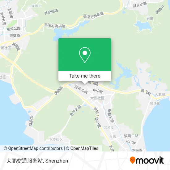 大鹏交通服务站 map