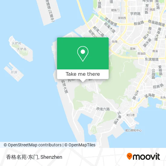 香格名苑-东门 map