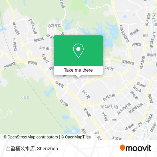 金盈桶装水店 map