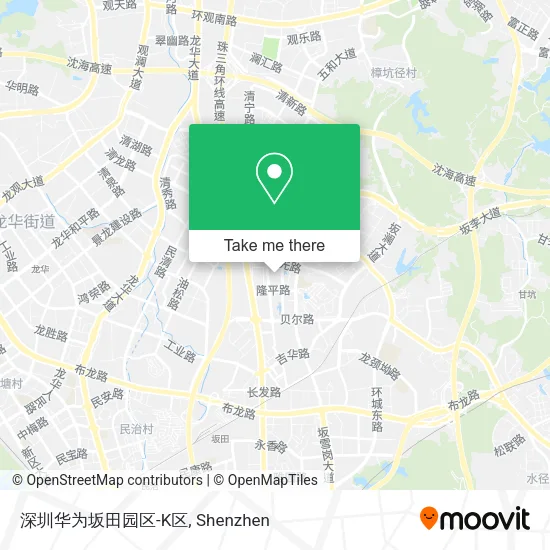 深圳华为坂田园区-K区 map