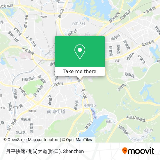 丹平快速/龙岗大道(路口) map