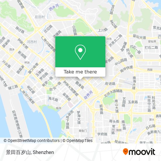 景田百岁山 map