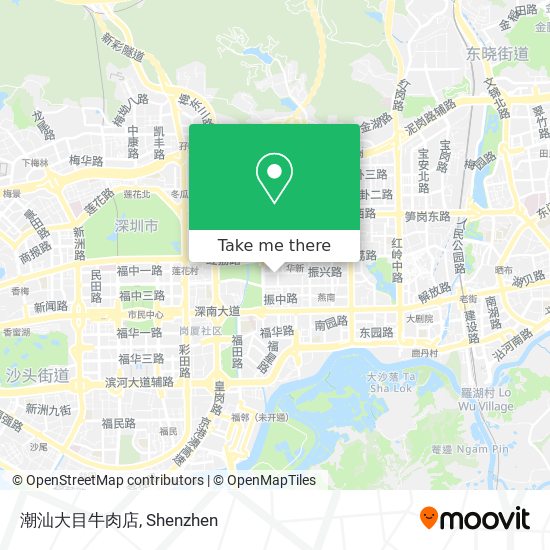 潮汕大目牛肉店 map