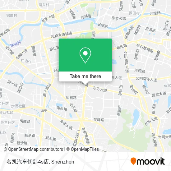 名凯汽车钥匙4s店 map