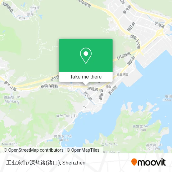 工业东街/深盐路(路口) map