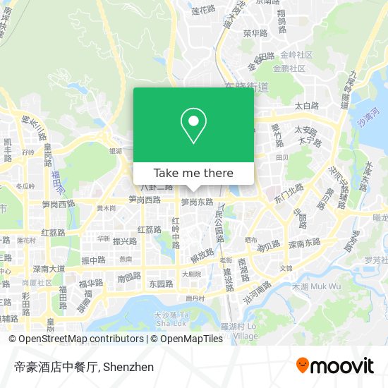 帝豪酒店中餐厅 map