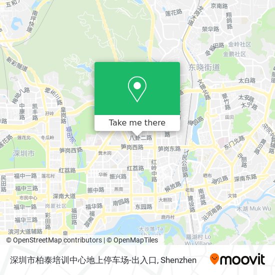 深圳市柏泰培训中心地上停车场-出入口 map