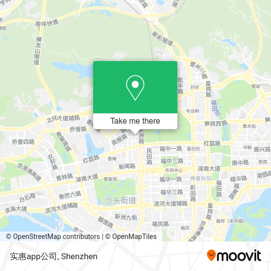 实惠app公司 map