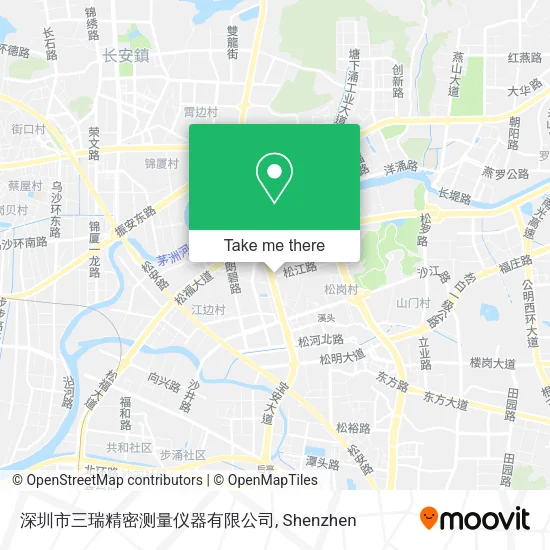 深圳市三瑞精密测量仪器有限公司 map