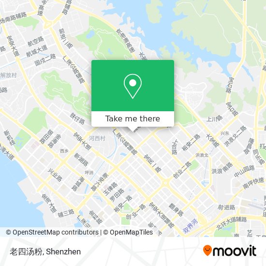 老四汤粉 map