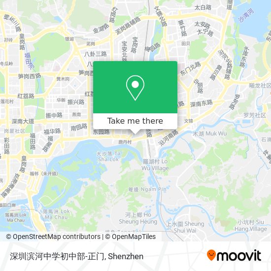 深圳滨河中学初中部-正门 map