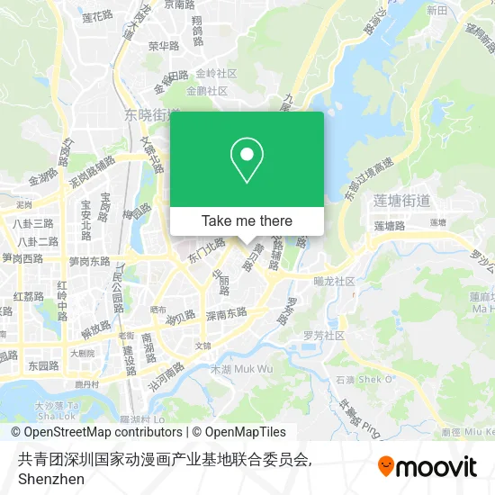 共青团深圳国家动漫画产业基地联合委员会 map