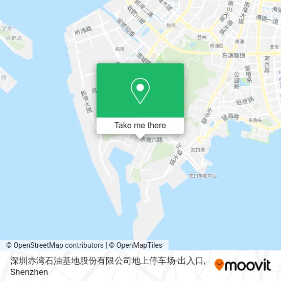 深圳赤湾石油基地股份有限公司地上停车场-出入口 map