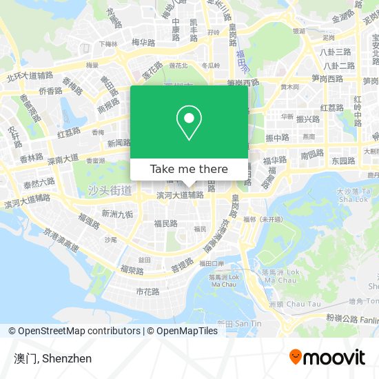 澳门 map