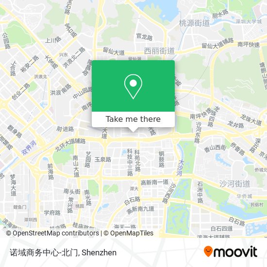 诺域商务中心-北门 map