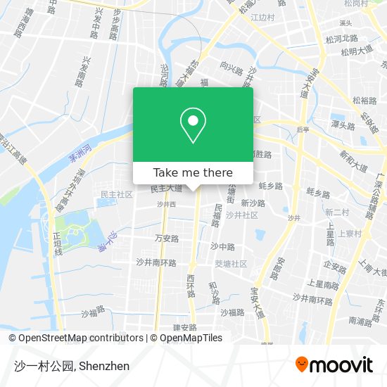 沙一村公园 map