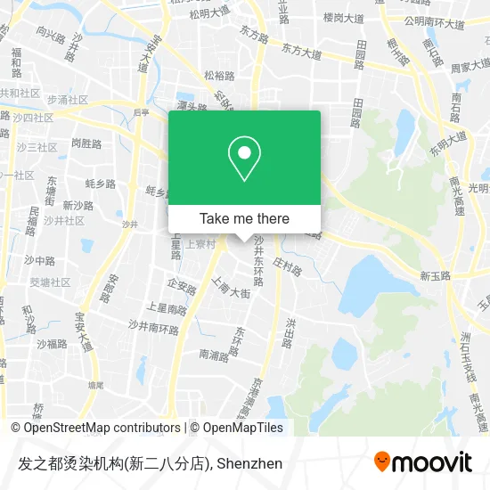 发之都烫染机构(新二八分店) map
