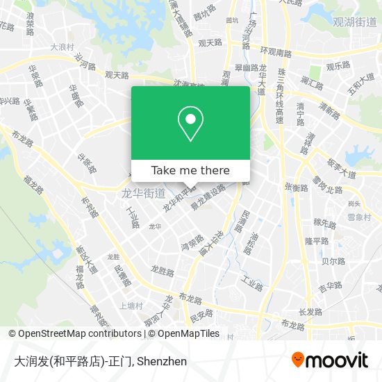 大润发(和平路店)-正门 map