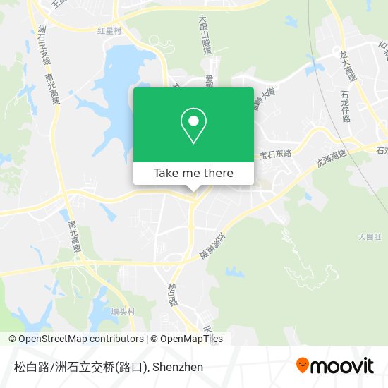松白路/洲石立交桥(路口) map