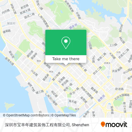 深圳市宝丰年建筑装饰工程有限公司 map
