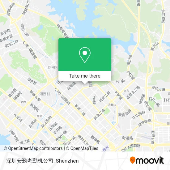 深圳安勤考勤机公司 map
