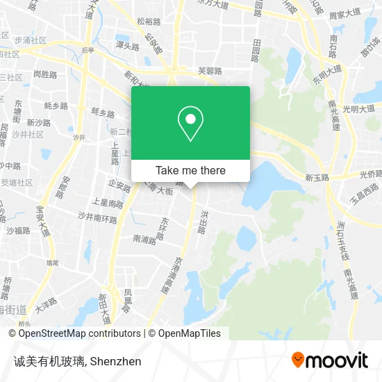 诚美有机玻璃 map