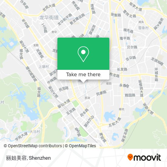 丽姐美容 map