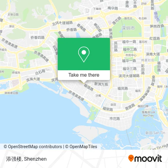 添强楼 map