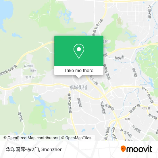 华印国际-东2门 map