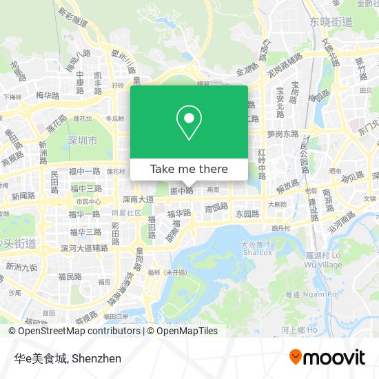 华e美食城 map