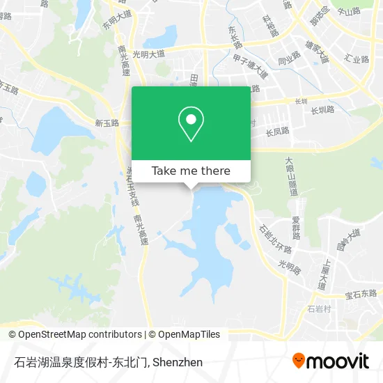 石岩湖温泉度假村-东北门 map