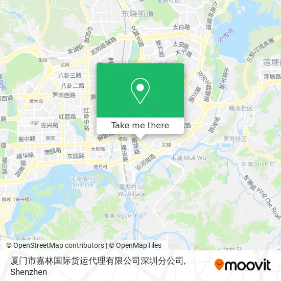 厦门市嘉林国际货运代理有限公司深圳分公司 map