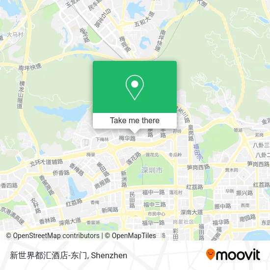 新世界都汇酒店-东门 map