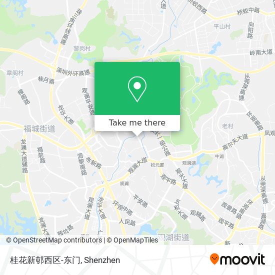 桂花新邨西区-东门 map