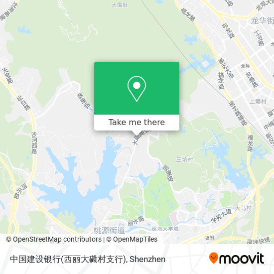 中国建设银行(西丽大磡村支行) map