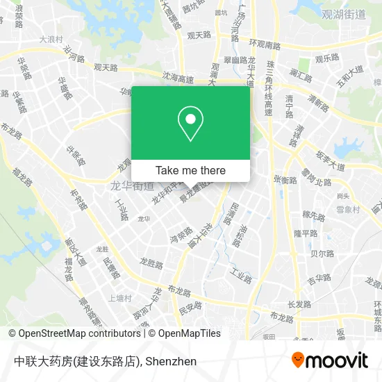 中联大药房(建设东路店) map