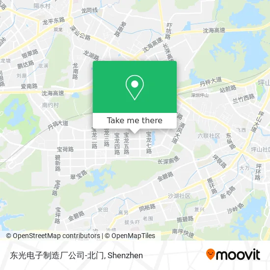 东光电子制造厂公司-北门 map