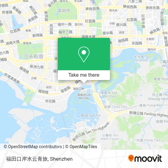 福田口岸水云青旅 map