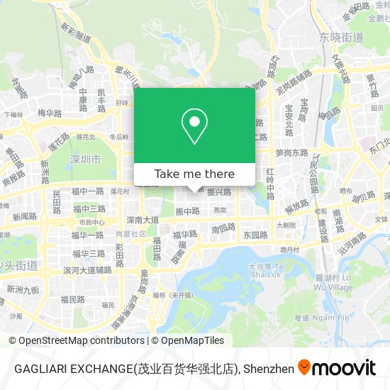 GAGLIARI EXCHANGE(茂业百货华强北店) map