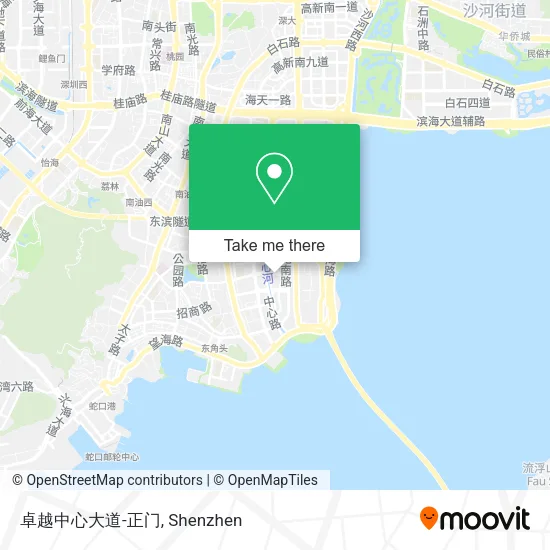 卓越中心大道-正门 map